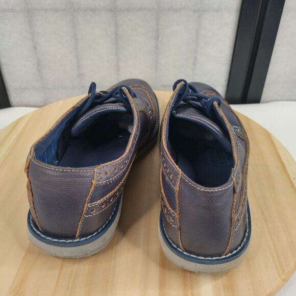 Timberland Earthkeepers Sensorflex Technology Oxford Wing Tip Blue Men US 7 - Picture 6 of 13